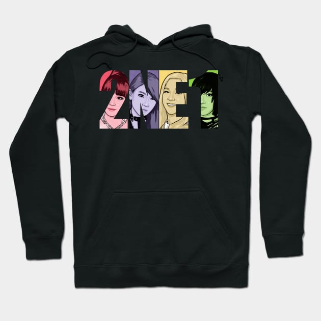 Tooniefied 2NE1 V2 Hoodie by Tooniefied